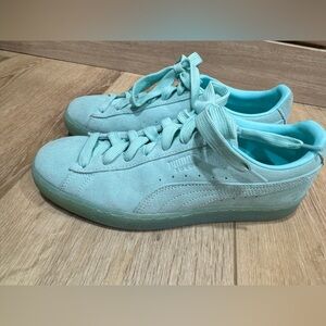 Puma Suede Classic Mono Iced - Aruba Blue' Sz 10